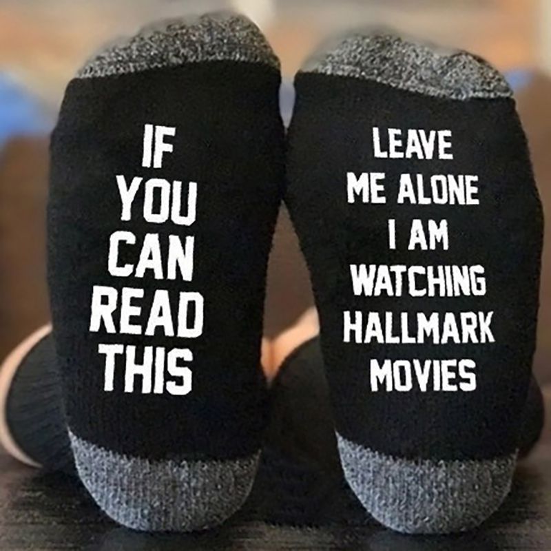If You Can Read This Bring Me Wine / Coffee / Bacon / Beer / Tacos / Watching Hallmark - Funny Unisex Printed Socks For Men Women