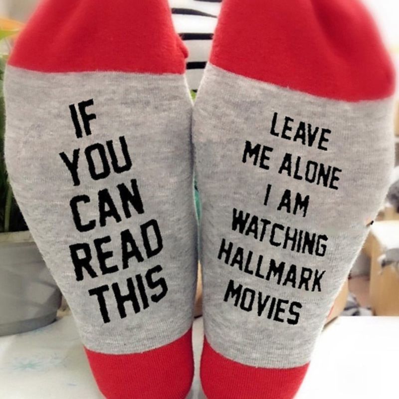 If You Can Read This Bring Me Wine / Coffee / Bacon / Beer / Tacos / Watching Hallmark - Funny Unisex Printed Socks For Men Women