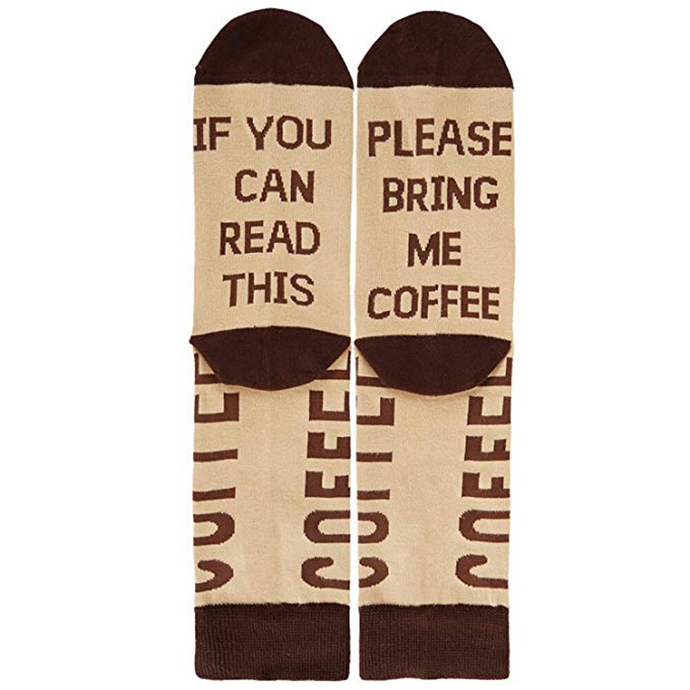 If You Can Read This Bring Me Wine / Coffee / Bacon / Beer / Tacos / Watching Hallmark - Funny Unisex Printed Socks For Men Women