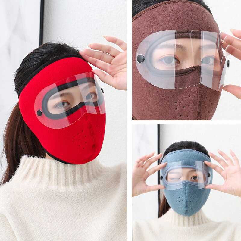 Full Face Covering | Cashmere Polar Fleece Unisex Full Facial Protection | Dust-Proof And Anti-Fog