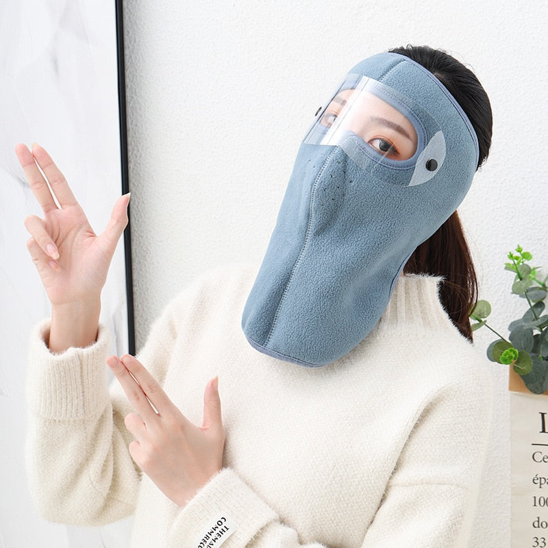 Full Face Covering | Cashmere Polar Fleece Unisex Full Facial Protection | Dust-Proof And Anti-Fog