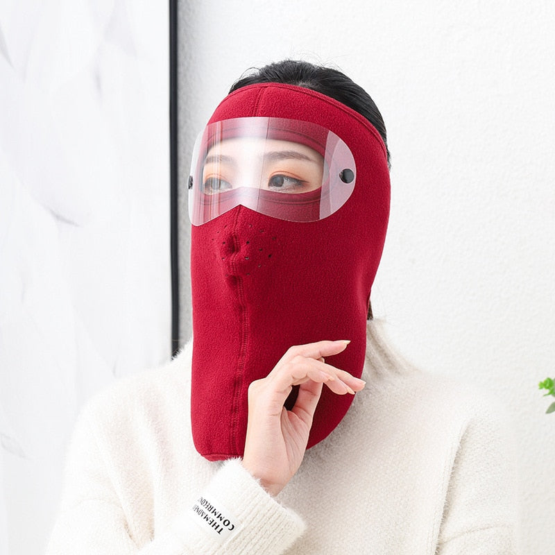 Full Face Covering | Cashmere Polar Fleece Unisex Full Facial Protection | Dust-Proof And Anti-Fog