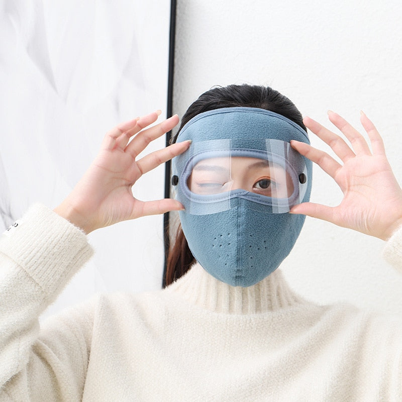 Full Face Covering | Cashmere Polar Fleece Unisex Full Facial Protection | Dust-Proof And Anti-Fog