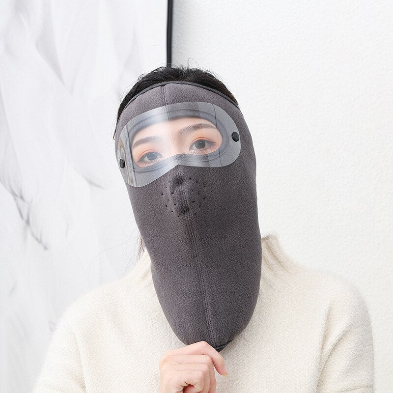 Full Face Covering | Cashmere Polar Fleece Unisex Full Facial Protection | Dust-Proof And Anti-Fog