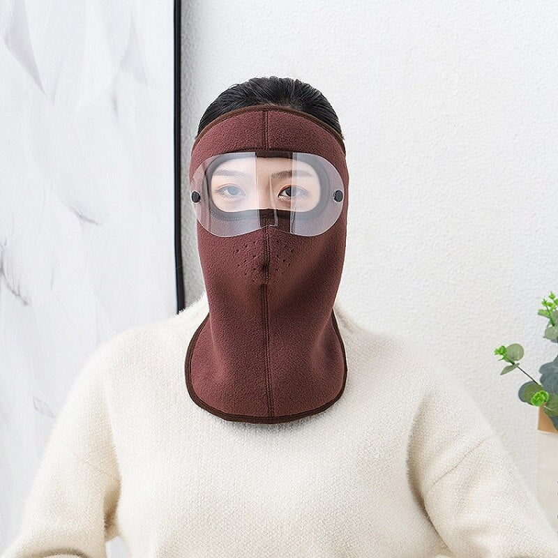 Full Face Covering | Cashmere Polar Fleece Unisex Full Facial Protection | Dust-Proof And Anti-Fog