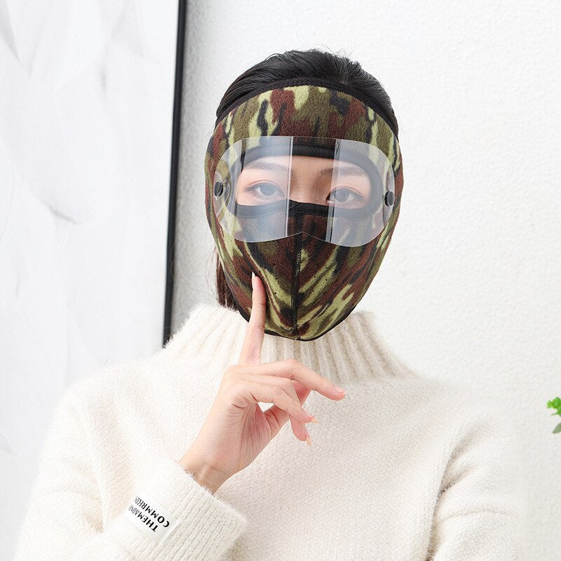 Full Face Covering | Cashmere Polar Fleece Unisex Full Facial Protection | Dust-Proof And Anti-Fog