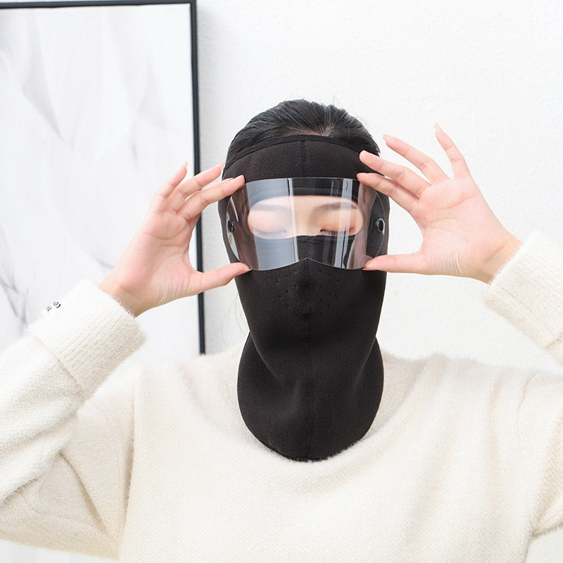Full Face Covering | Cashmere Polar Fleece Unisex Full Facial Protection | Dust-Proof And Anti-Fog