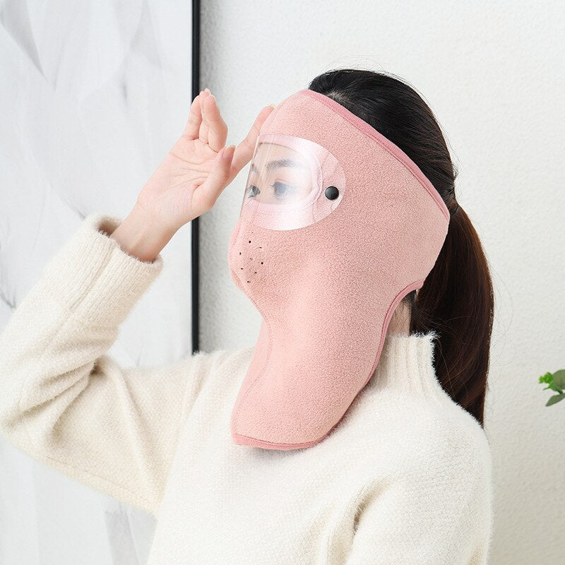 Full Face Covering | Cashmere Polar Fleece Unisex Full Facial Protection | Dust-Proof And Anti-Fog