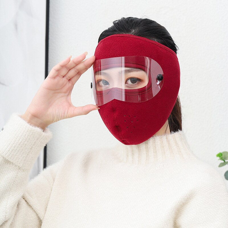 Full Face Covering | Cashmere Polar Fleece Unisex Full Facial Protection | Dust-Proof And Anti-Fog