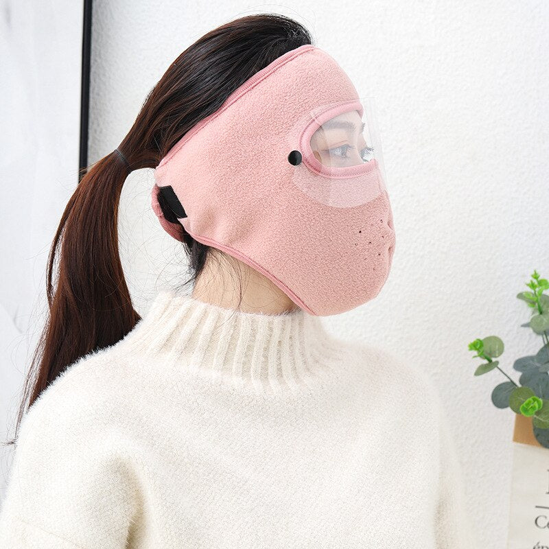 Full Face Covering | Cashmere Polar Fleece Unisex Full Facial Protection | Dust-Proof And Anti-Fog
