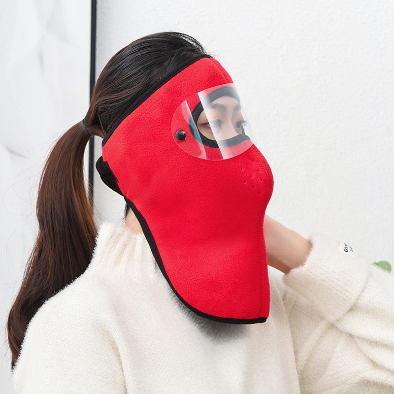 Full Face Covering | Cashmere Polar Fleece Unisex Full Facial Protection | Dust-Proof And Anti-Fog