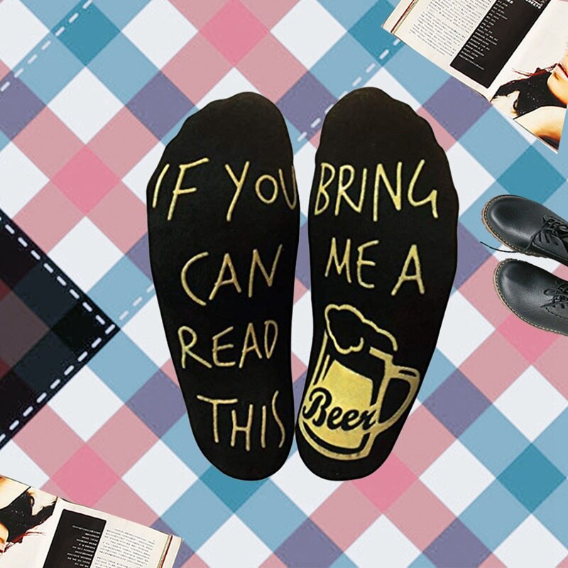 If You Can Read This Bring Me A Beer Socks - Funny Aniti-Slip Socks