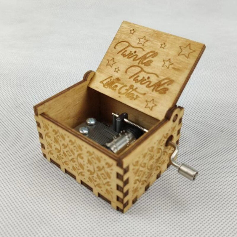 Handcranked Music Box, You Are My Sun Theme Song "Love Dad, Love Mom, Love Daughter, Love Wife" Christmas Gift Birthday Gift