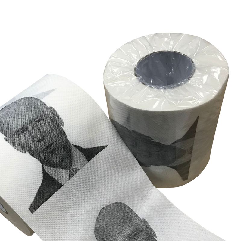 Joe Biden Toilet Paper Roll | Funny Novelty President Bathroom Paper 250 Sheets 2 Ply