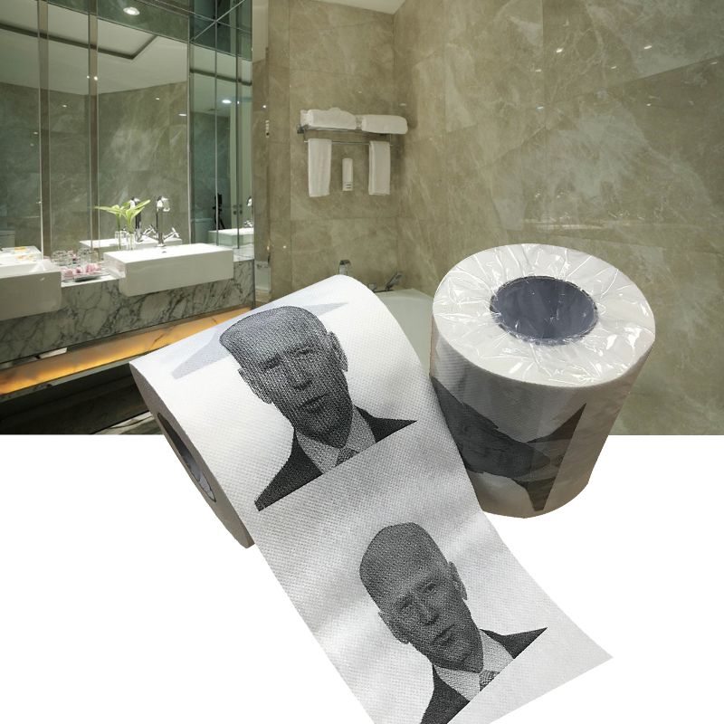 Joe Biden Toilet Paper Roll | Funny Novelty President Bathroom Paper 250 Sheets 2 Ply
