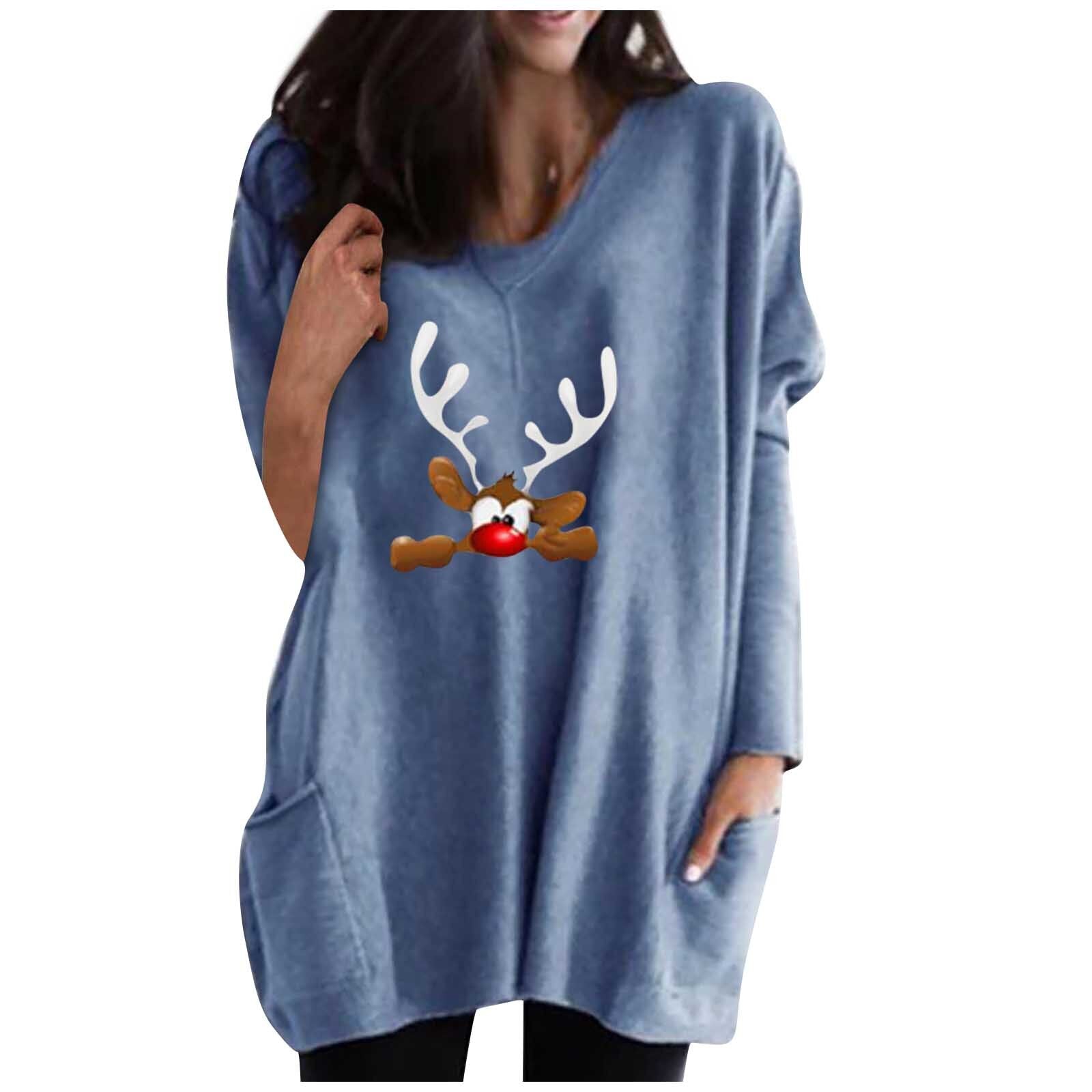Women Christmas Deer Sweater