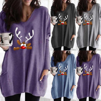 Women Christmas Deer Sweater