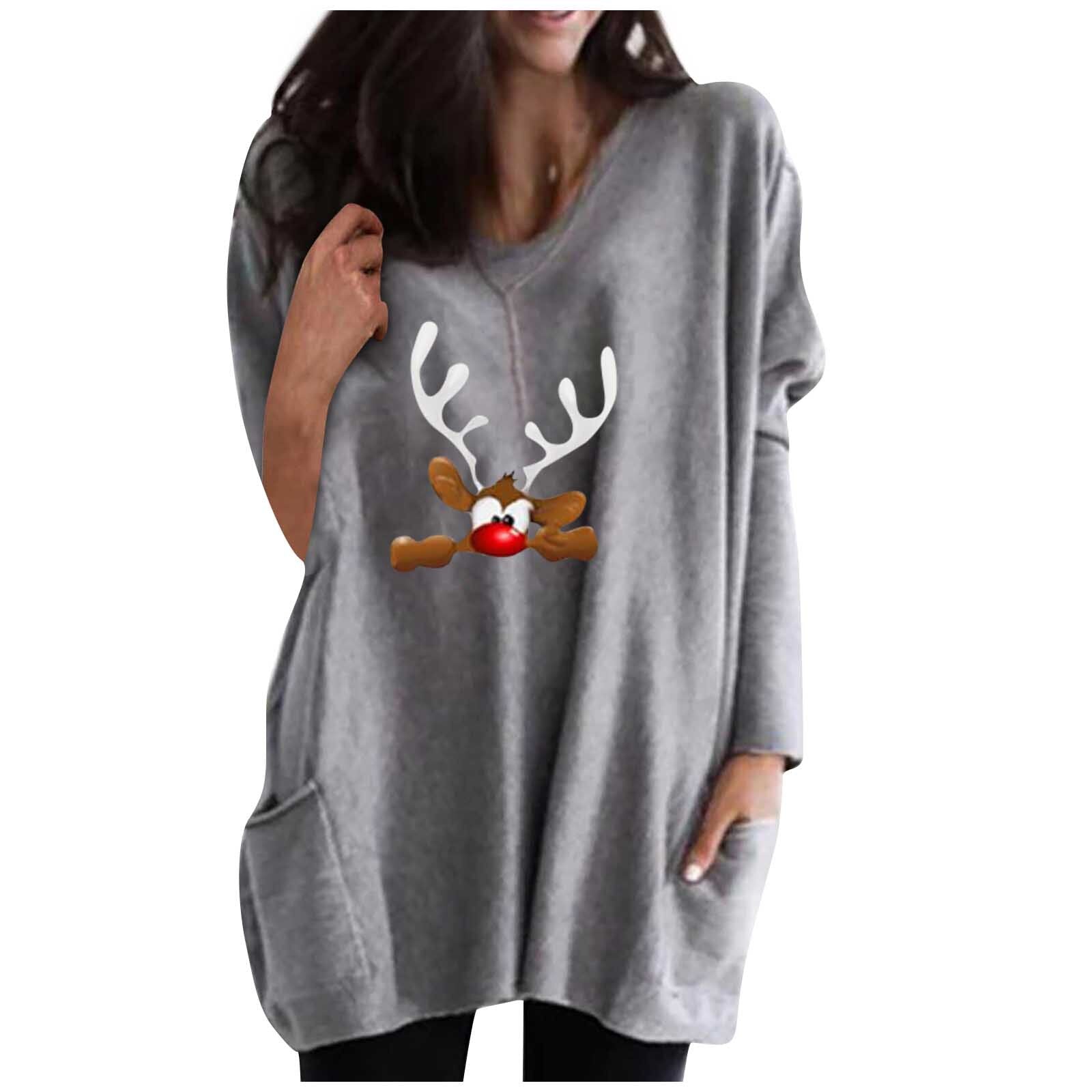 Women Christmas Deer Sweater