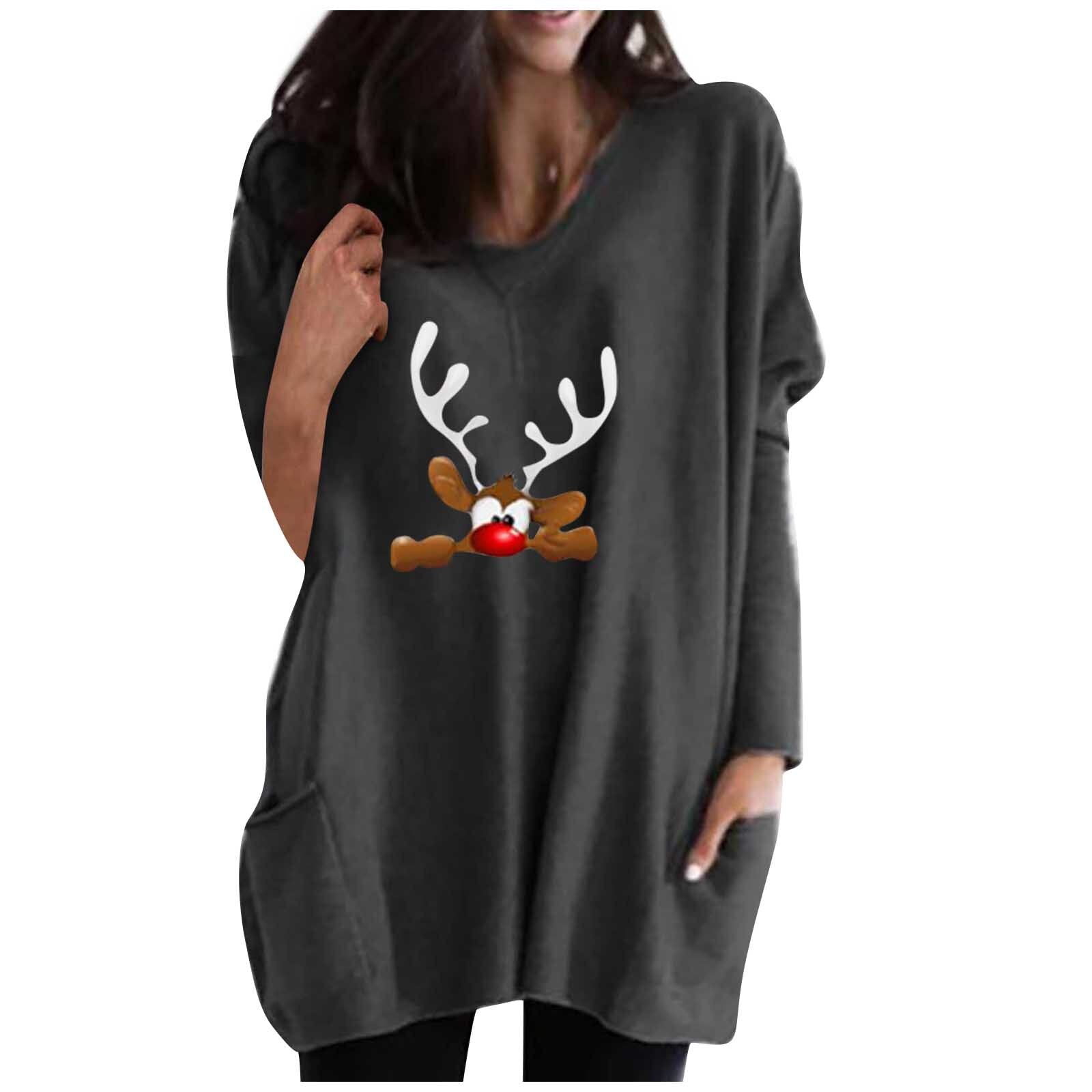 Women Christmas Deer Sweater