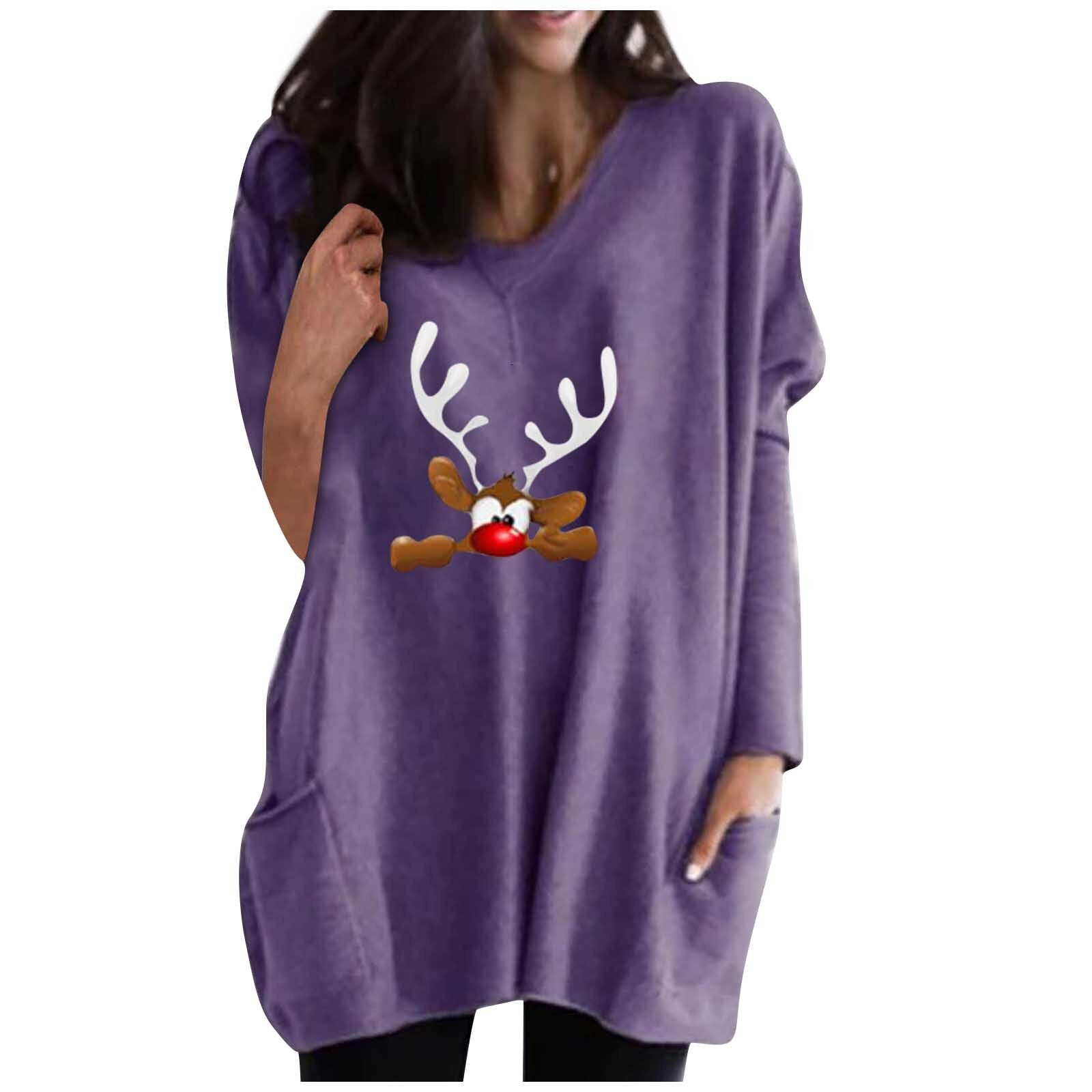 Women Christmas Deer Sweater