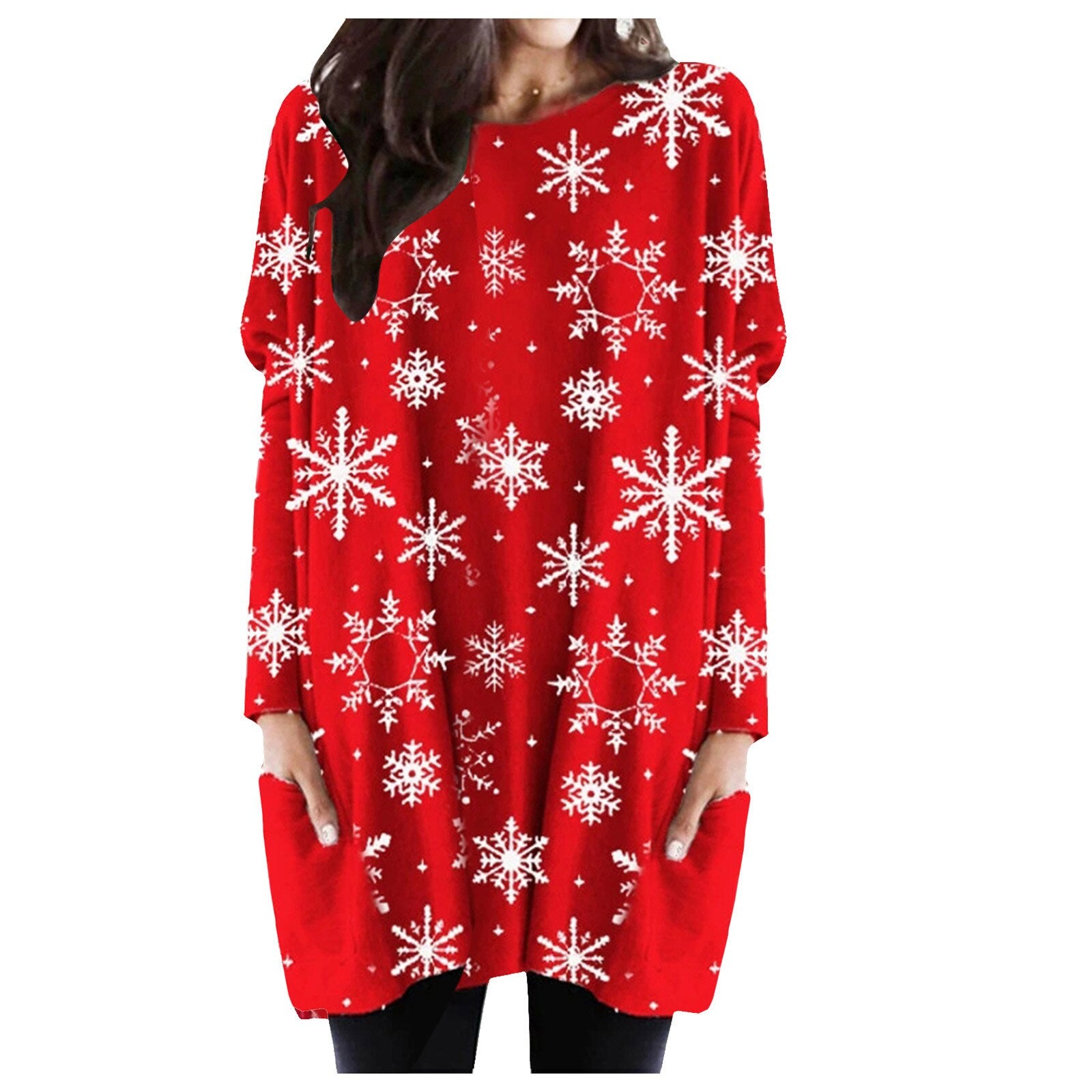 Women's Christmas Print Sweater