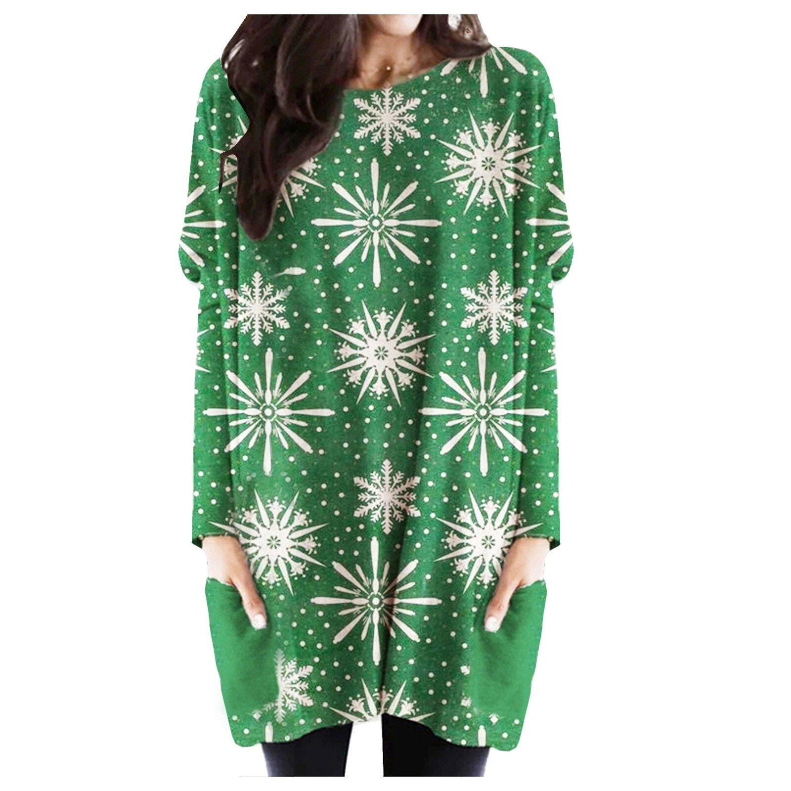 Women's Christmas Print Sweater