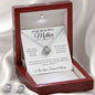 Gift for Mother Necklace and Earring Set - Love Knot Necklace - More Precious Than a Gemstone - Mother's Day Jewelry For Mom