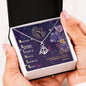 Anchor Heart Necklace With Special Message - Mother's Day Proverbs - Bay Slays