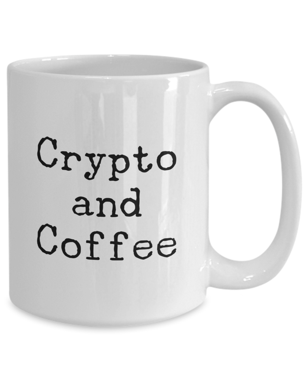Crypto Mug - Cryptocurrency Mug - Bitcoin Mug - Stock Market Mug Ceramic Coffee Cup 11oz, 15oz