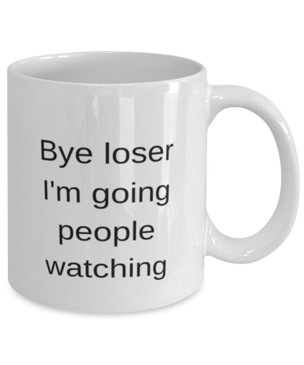 People Watching Coffee Mug