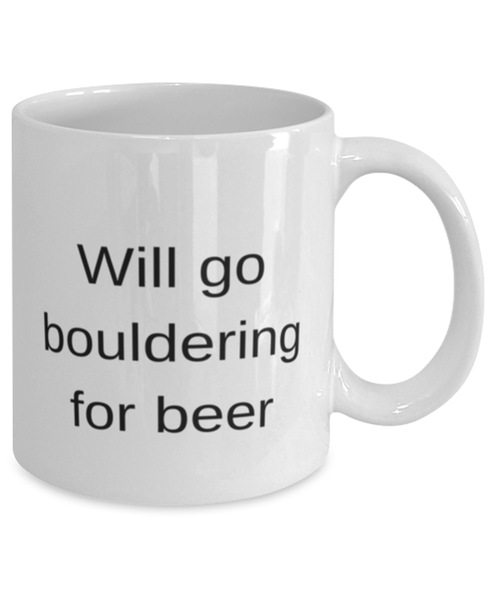 Bouldering Beer Lovers Coffee Mug