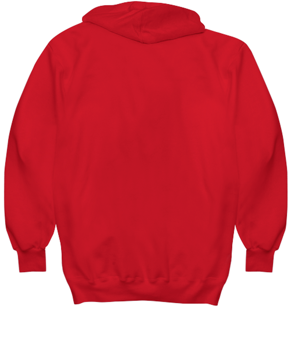 Funny Joe Biden Hoodie Red - "I Love When I Wake Up And Donald Trump Is No Longer My President"