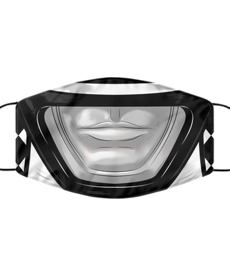 Halloween Face Mask - Horror Mask - Reusable & Washable 2 Layers Germ Protection