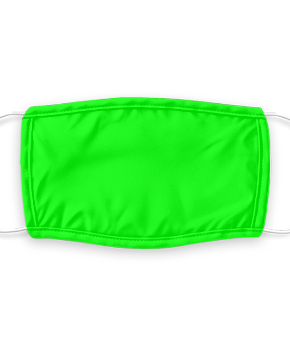 Green Face Mask, Reusable Face Mask, Washable Face Mask, 7 Layer Germ Protection, Fashion Face Covering