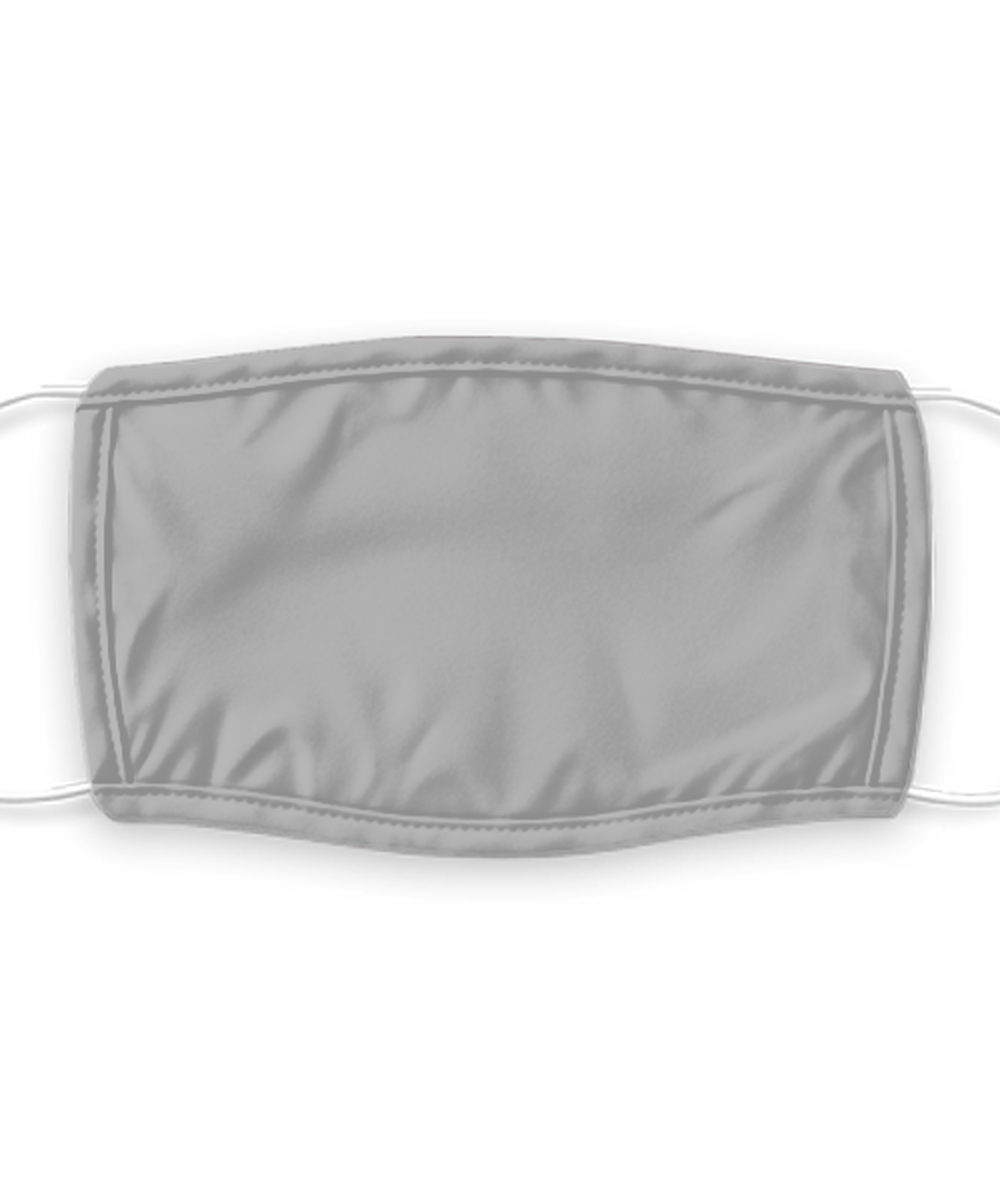 Gray Face Mask, Reusable Face Mask, Washable Face Mask , 7 Layer Germ Protection, Fashion Face Covering