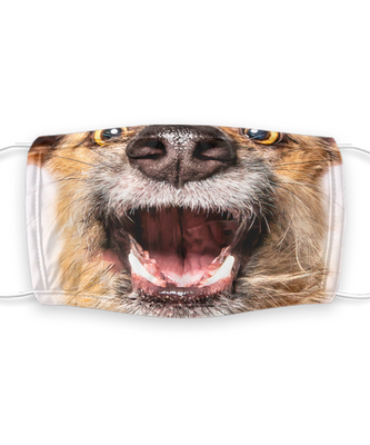 Dog Print Face Mask - Reusable, Washable w/ Filter - 7 Layers Germ Protection