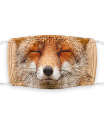 Fox Face Mask - Reusable, Washable w/ Filter - 7 Layers Germ Protection