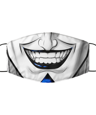 Halloween Face Mask - Horror Mask - Reusable & Washable 2 Layers Germ Protection