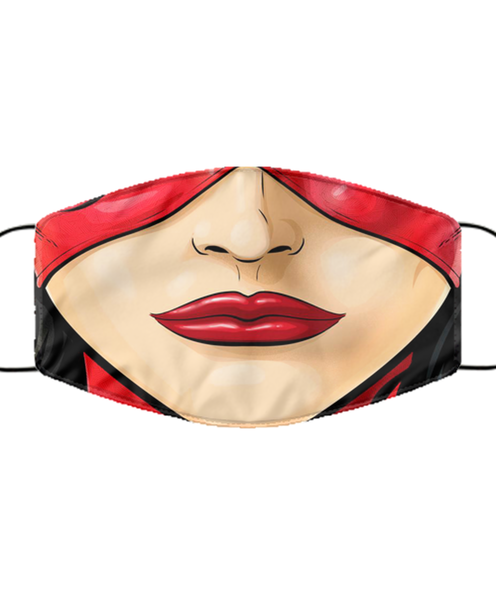 Halloween Face Mask - Horror Mask - Reusable & Washable 2 Layers Germ Protection