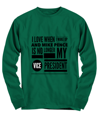 Funny Joe Biden Long Sleeve Shirt Green -