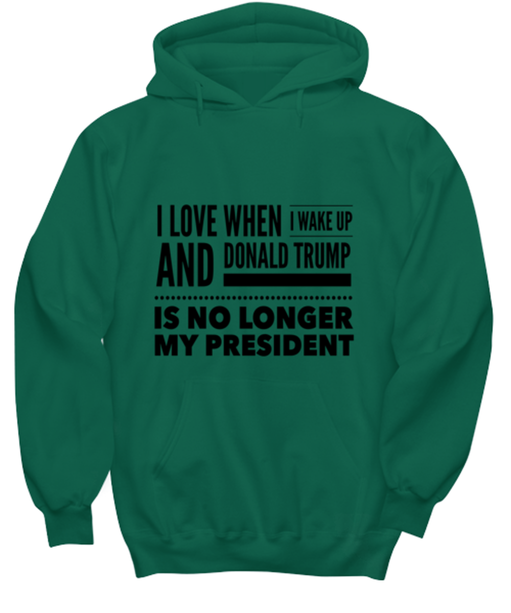 Funny Joe Biden Hoodie Green -
