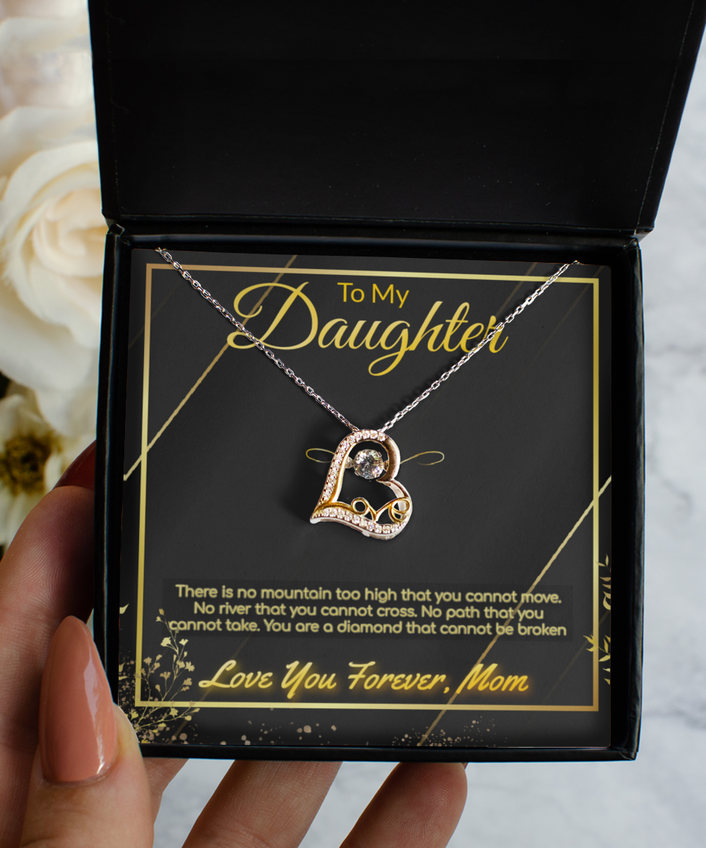 to my daughter, Gold Necklace, from mom, gifts for her, gifts for daughter, gifts for her christmas