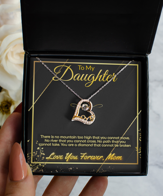 to my daughter, Gold Necklace, from mom, gifts for her, gifts for daughter, gifts for her christmas