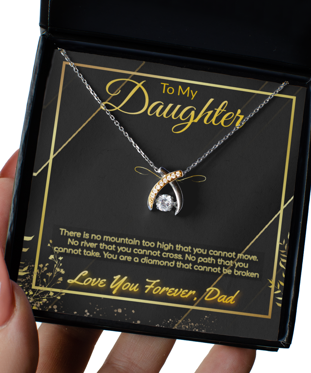 to my daughter, Gold Necklace, from dad, gifts for her, gifts for daughter,  gifts for her christmas