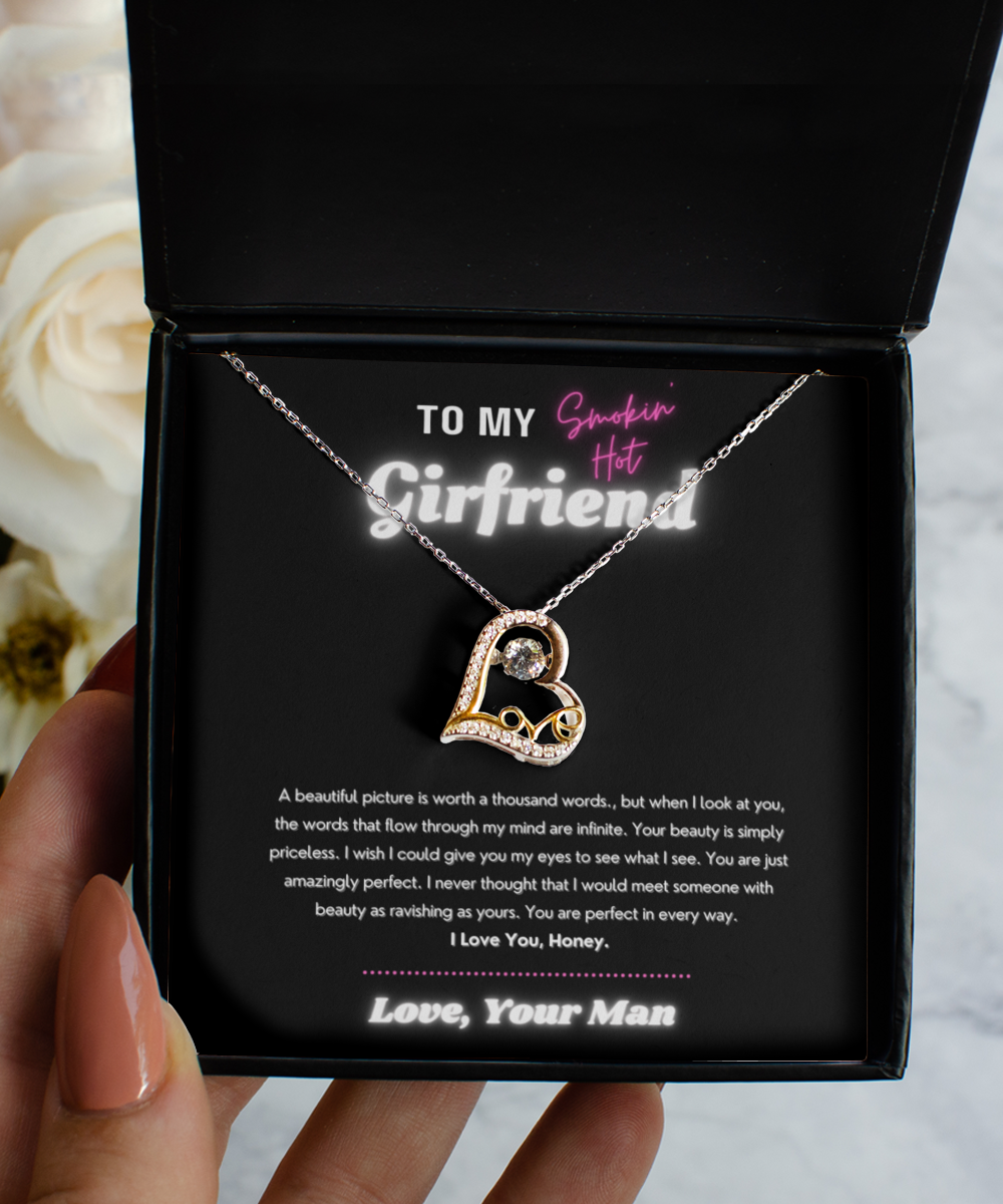 Anniversary To My Girlfriend Necklace