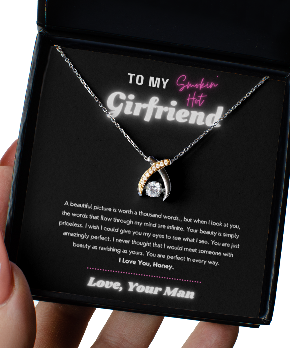 Anniversary To My Girlfriend Necklace