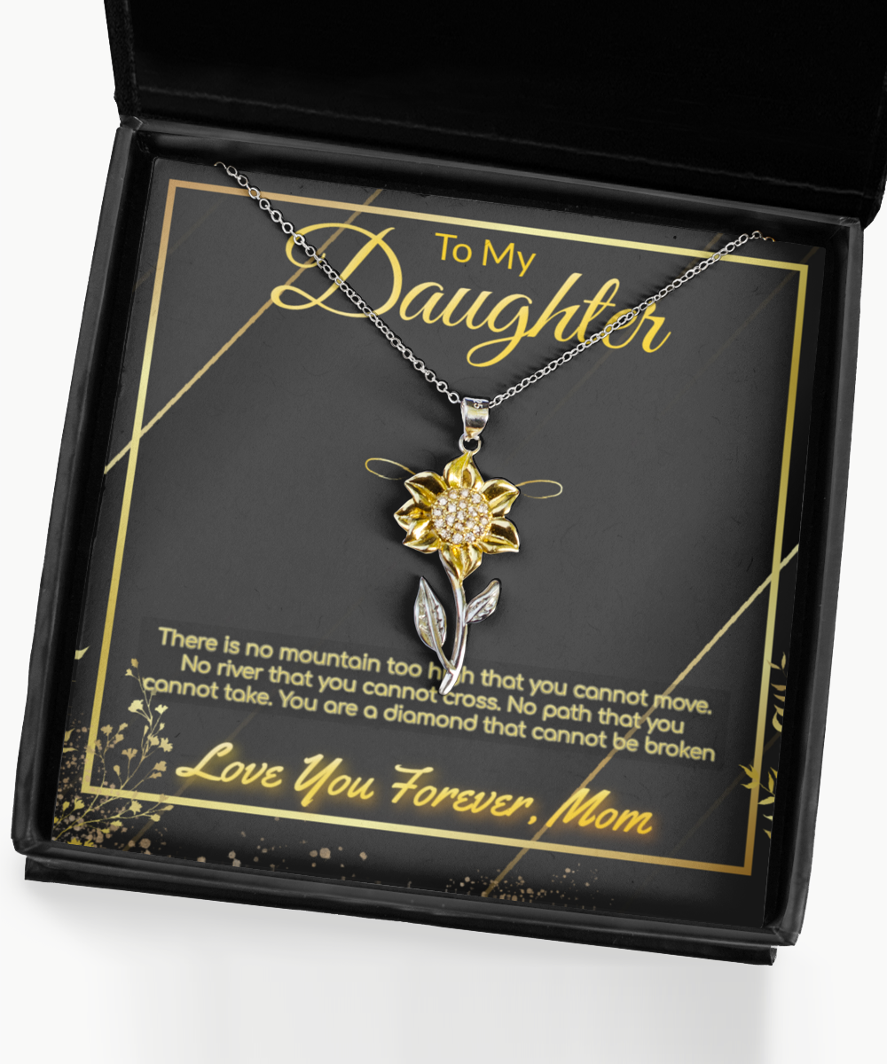 to my daughter, Gold Necklace, from mom, gifts for her, gifts for daughter, gifts for her christmas