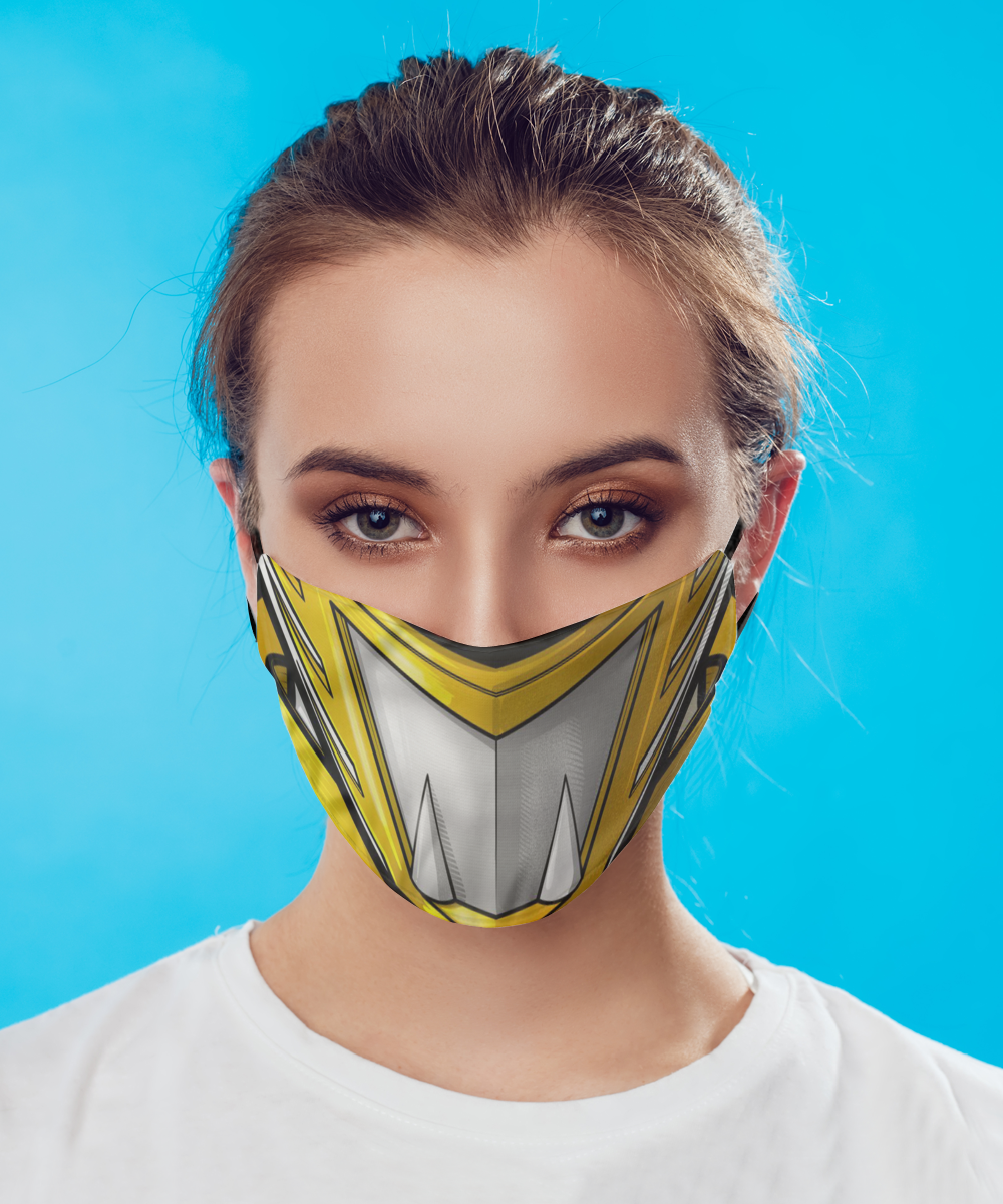 Halloween Face Mask - Horror Mask - Reusable & Washable 2 Layers Germ Protection