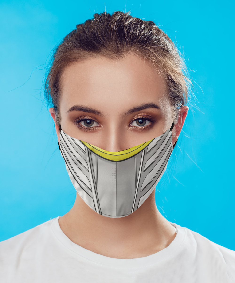 Halloween Face Mask - Horror Mask - Reusable & Washable 2 Layers Germ Protection