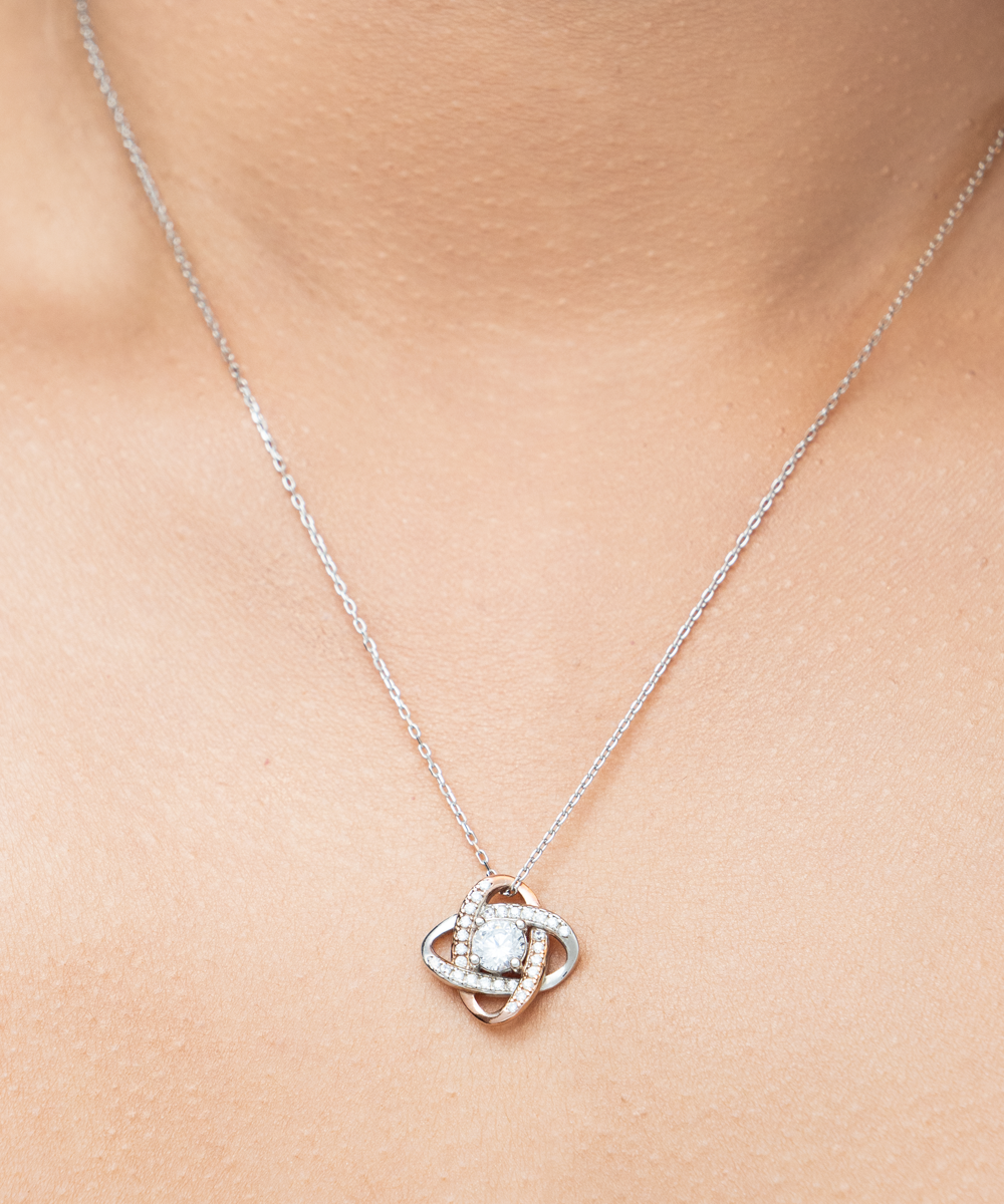 Soulmate Necklace With Message Card, Soulmate Birthday, Soulmate Anniversary, Soulmate Christmas, Rose Gold Necklace